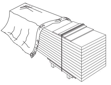 Рисунок 4. Защита сэндвич-панелей специальным чехлом